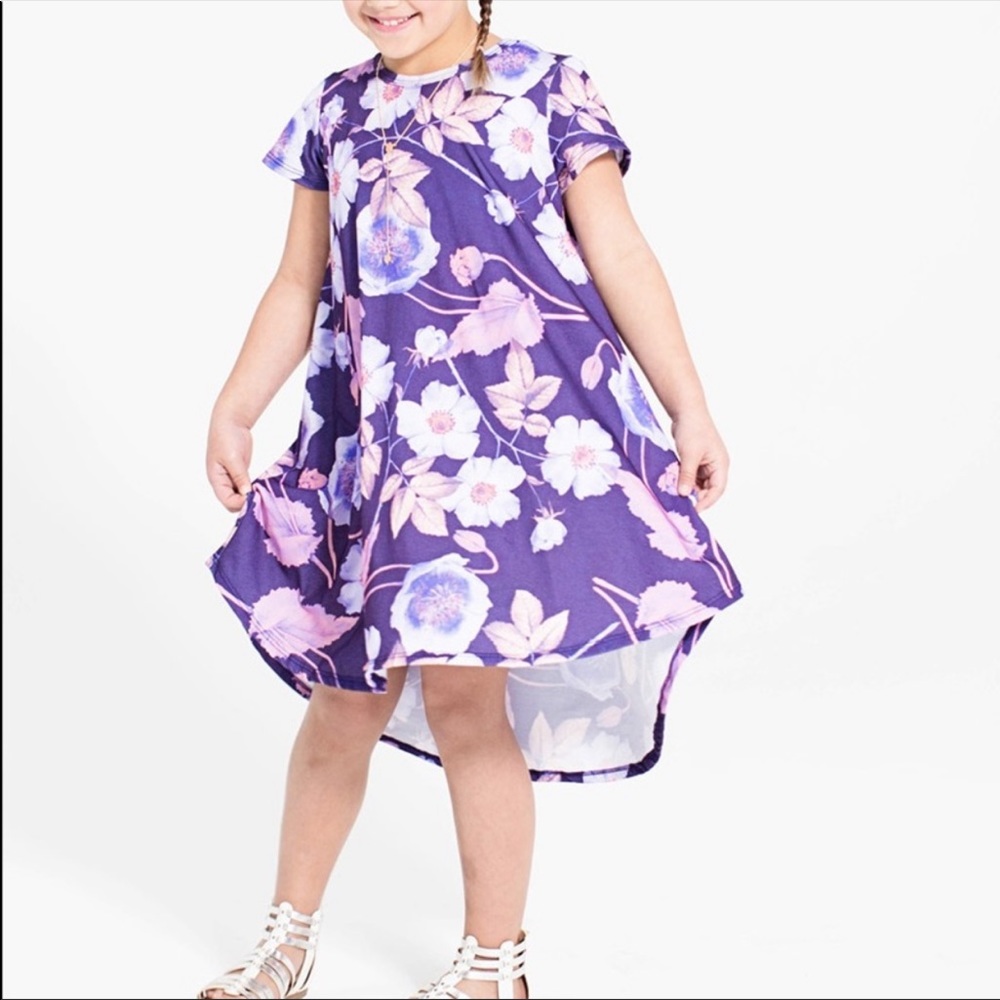 LuLaRoe KIDS Scarlett Dress Size 6 NWT - Picture 14 of 16